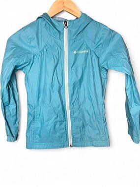 Columbia Kids' Switchback Lightweight Nylon Rain Jacket - Teal
